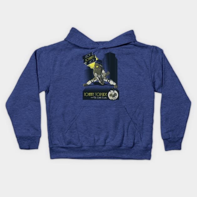 Rock Daddy -encore- Kids Hoodie by monochromefrog